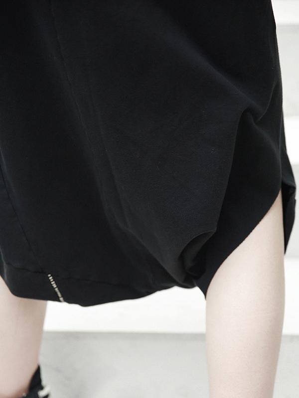 Loose Cropped Harem Pants