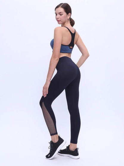 Mesh Padded Yoga Leggings