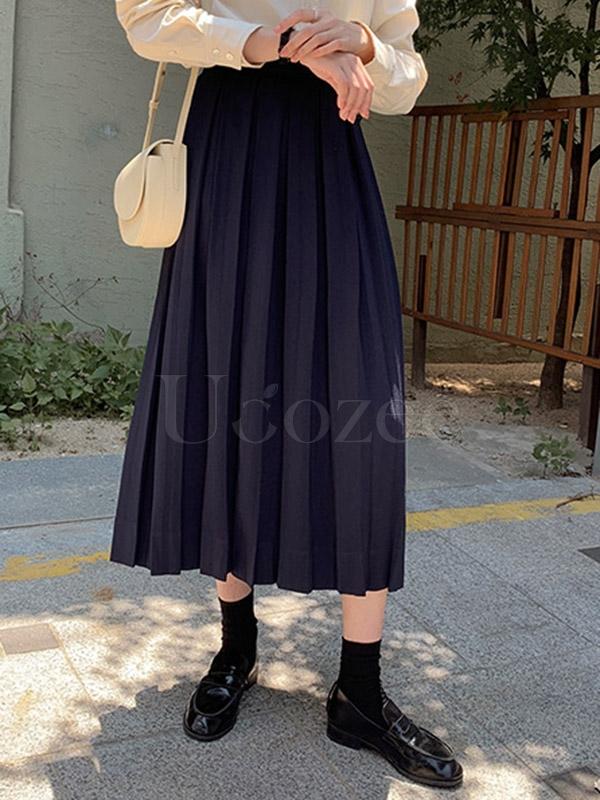 Casual Ruffled Empire Skirt