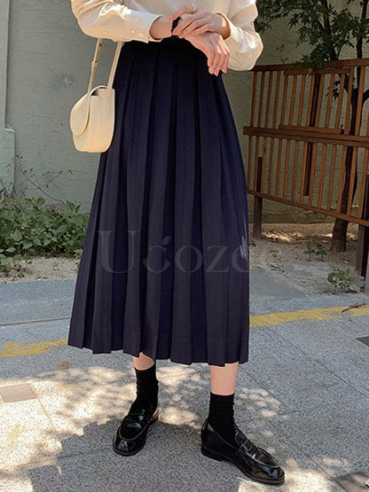 Casual Ruffled Empire Skirt