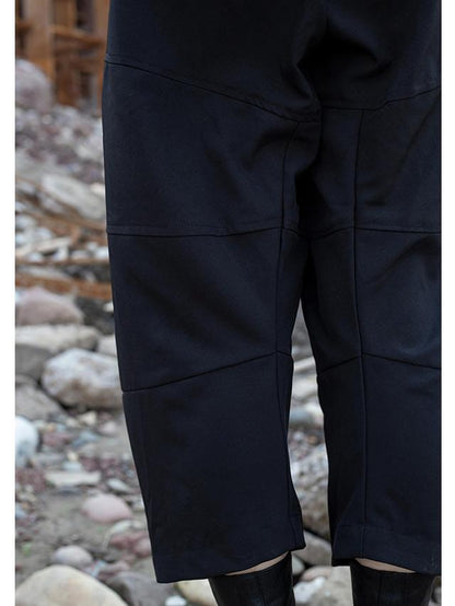 Loose Cotton Split-joint Pants