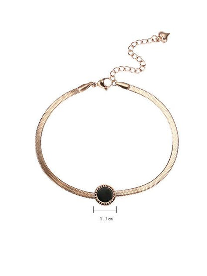 Fashionable Rose Gold Anklet