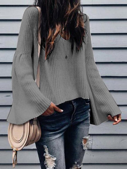 Loose 4 Colors Long Sleeves Sweater Tops