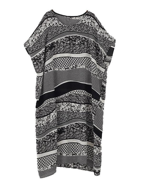 Original Printed Round-Neck Dress