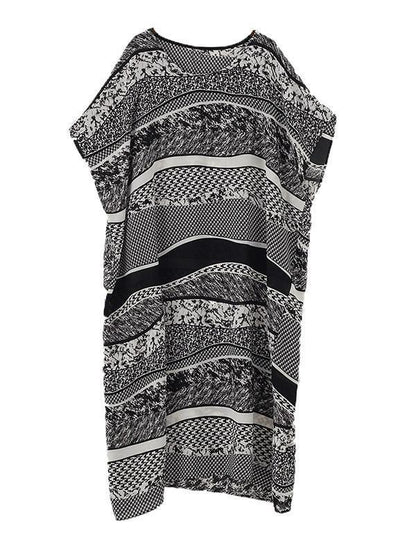 Original Printed Round-Neck Dress