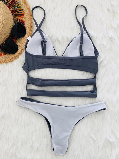Sexy Solid Bikini Set