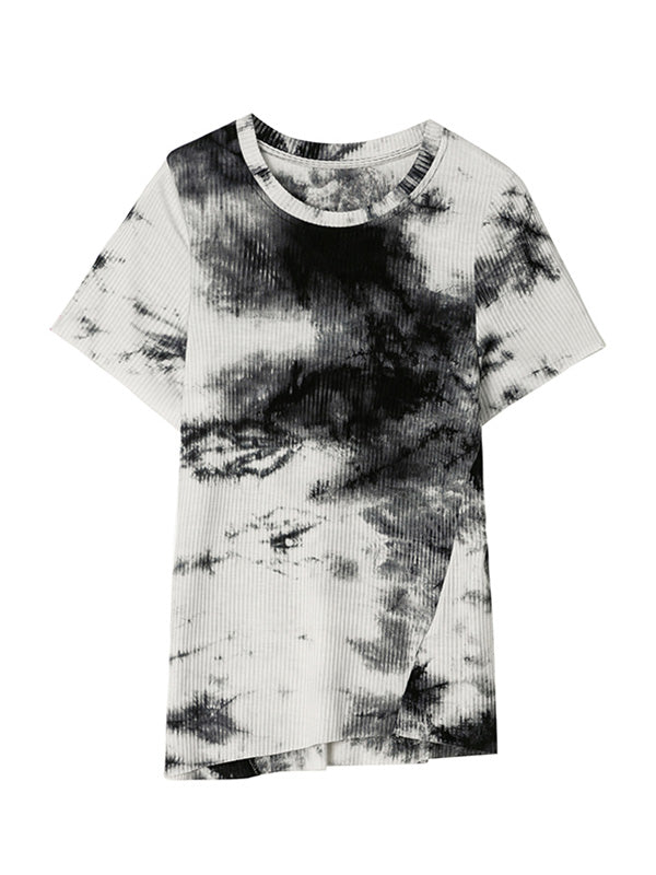 Original Tie-Dyed Short Sleeve T-Shirts Tops