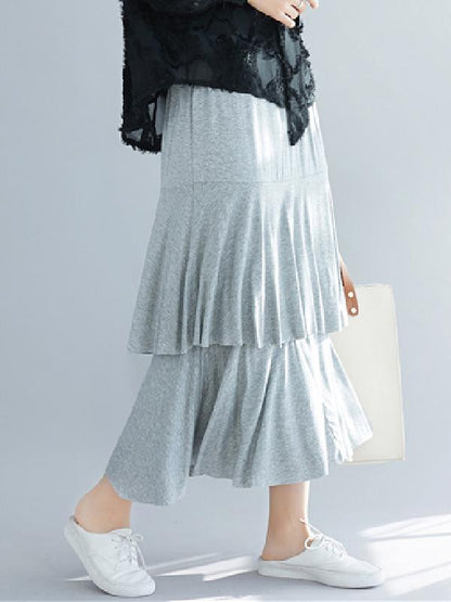 New Loose Falbala  Skirt