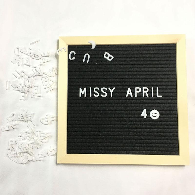 Felt Letterboard Photo Frame Home Decoration