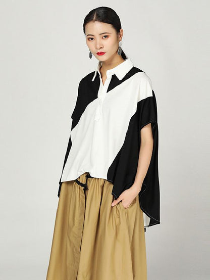 Irregular Split-joint T-shirt