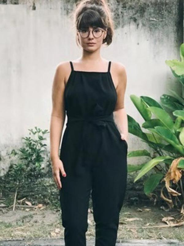 4 Colors Spagetti-neck Jumpsuits