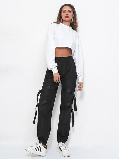 Split-joint Bandage Leisure Cool Pants