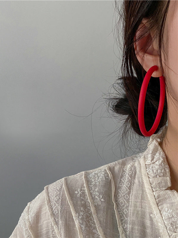 Original Simple Casual Solid Color Geometric Earrings