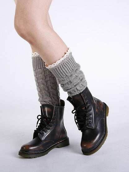 Knitting Over Knee-high 5 Colors Stocking