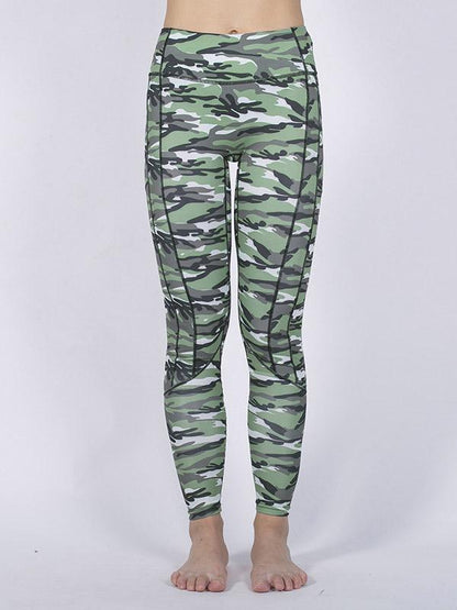 Camo Patchwork Yoga Leggings