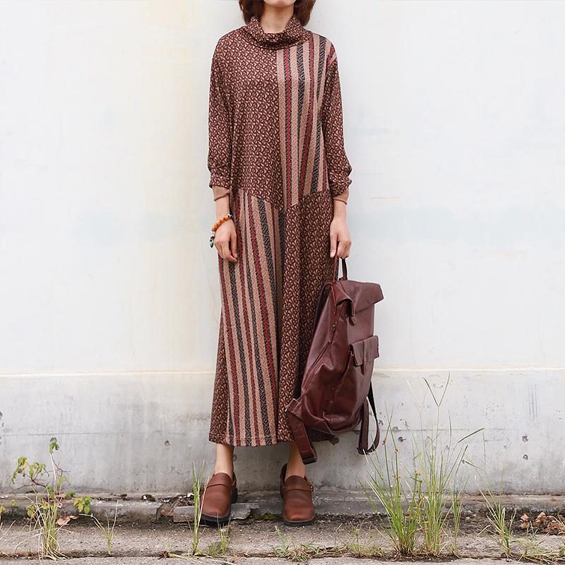 Beautiful Delicate Pattern Casual Loose Dress