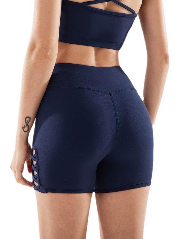 Solid Bandage Quick Dry Yoga Shorts