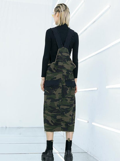 Camouflage Loose Casual Dress