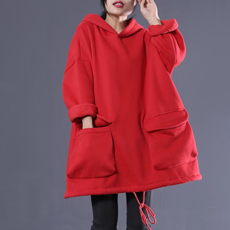 Buykud Casual Solid Color Thickened Plus Velvet Coat