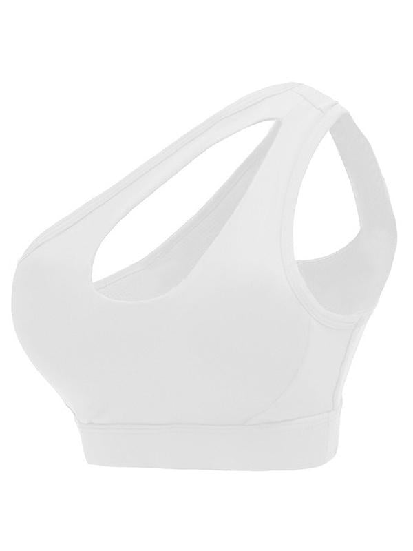 Sexy Solid Wrap Shockproof Sports Bra