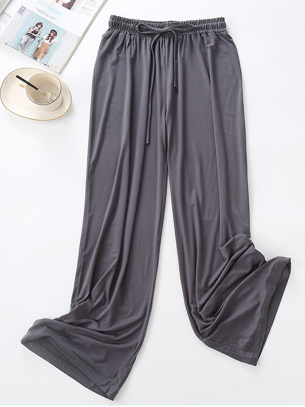 Comfortable Solid Color Modal Pajama Pants