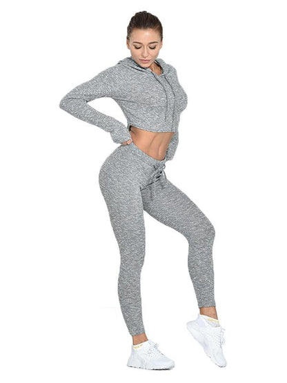 Solid Wrap Breathable Quick Dry Yoga Suits