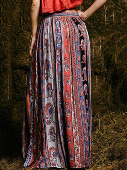 Bohemia Printed Skirt Bottoms