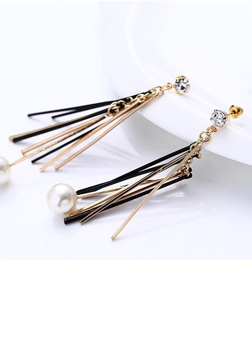 Fashion Alloy Split-joint Earrings