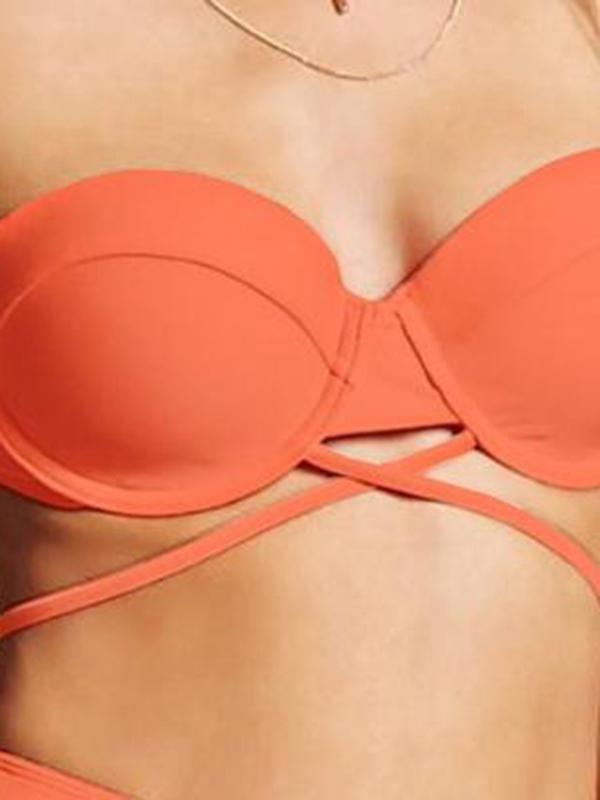 High Waisted Underwired Bikinis Swimwear