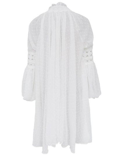 Casual Grenadine V-neck Blouses