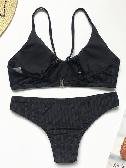 Solid Simple Beach Bikinis Swimwear