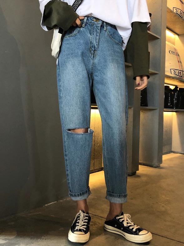 Urban Denim Hollow Jean Pants