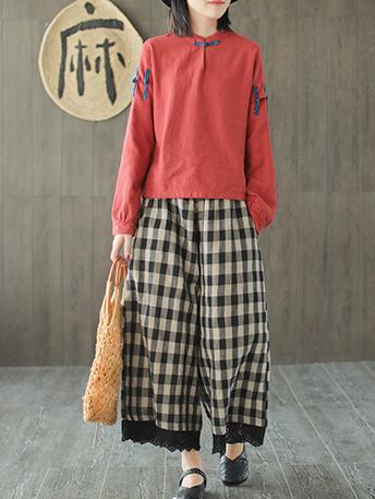 Vintage Ramie Chinese Style Shirt