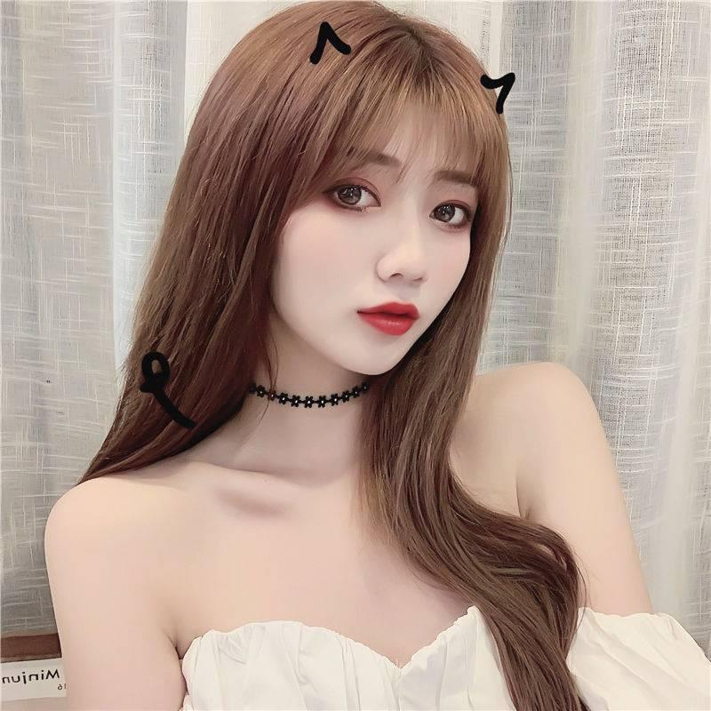 WHOLESALE black flower necklace