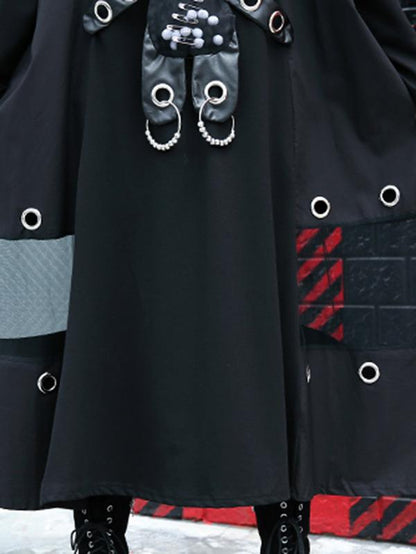 Loose Rabbit Split-joint Long Dress