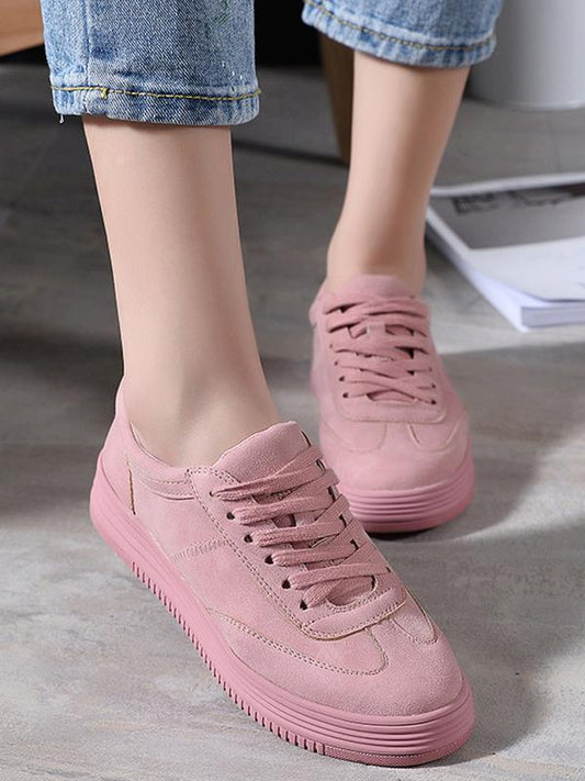 Solid Color Casual Sports Shoes