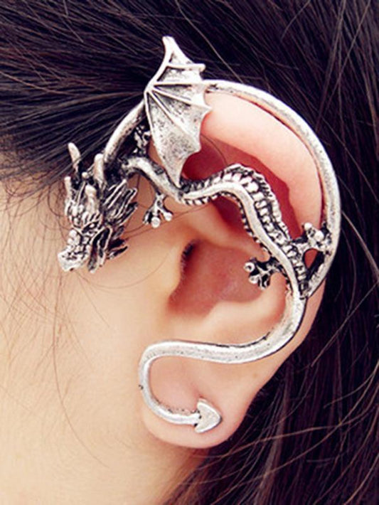 Vintage Kiss of Dragon Alloy Earring Accessories