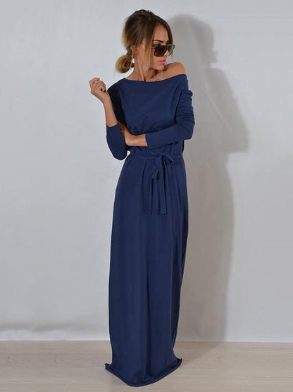 Classical Long Sleeves Full Dress