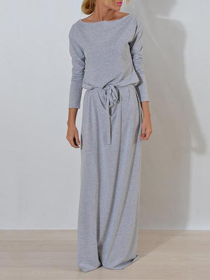 Classical Long Sleeves Full Dress