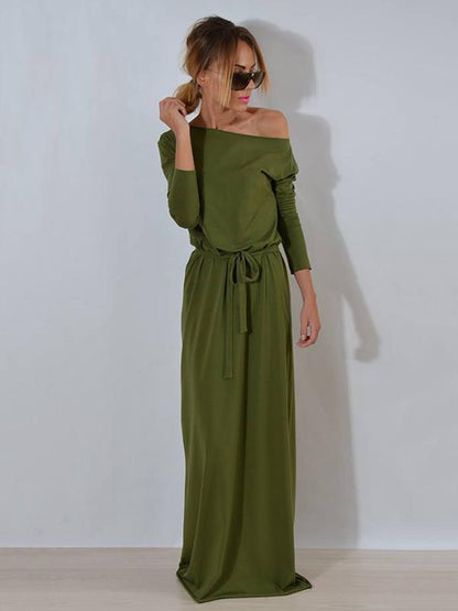 Classical Long Sleeves Full Dress