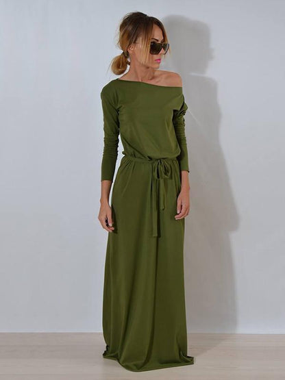 Classical Long Sleeves Full Dress