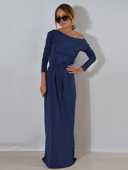 Classical Long Sleeves Full Dress
