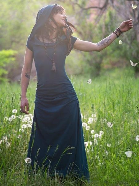 Vintage Sleeveless Hollow Slim Fit Maxi Dress
