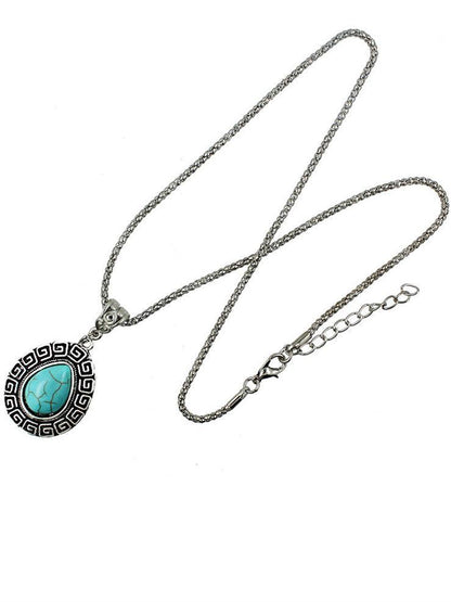 Water-drop Pattern Turquoise Necklaces Accessories