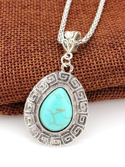 Water-drop Pattern Turquoise Necklaces Accessories