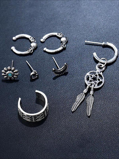 Multi Shape Alloy Earring Accessories