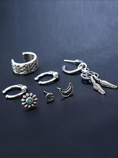 Multi Shape Alloy Earring Accessories