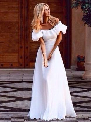 Falbala Off-the-shoulder Maxi Dress