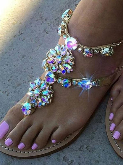 Pretty Women Low-heel Sandals Shoes