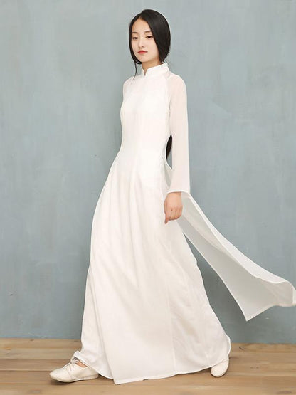 Chinese Traditional Split-side Long Dress